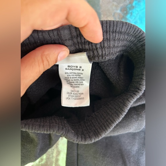 Athletic works | black sweat pants | size 2 - Picture 3 of 5